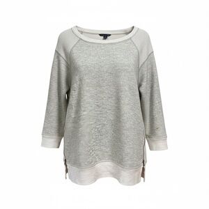 American Eagle Outfitter’s Crewneck 2-Tone Gray Sweatshirt w/Zippers Women’s S